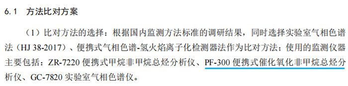 《固定污染源廢氣總烴、甲烷和非甲烷總烴的測(cè)定便攜式催化氧化-氫火焰離子化檢測(cè)器法》