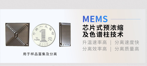 PB-350便攜式氣相色譜分析儀芯片式預濃縮及氣相色譜柱