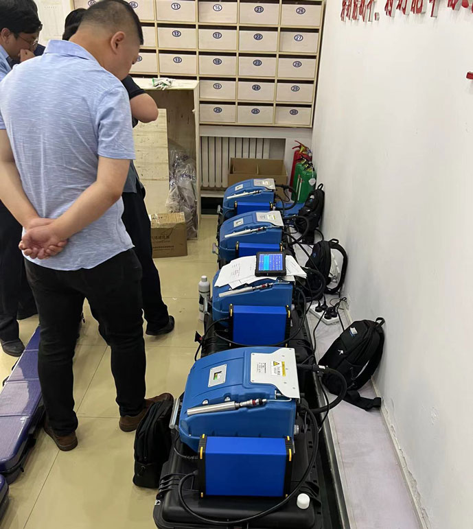 大連生態(tài)環(huán)境局PF-300（催化氧化+FID）驗收培訓