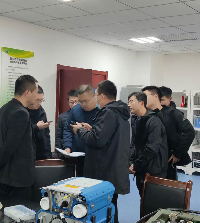 西安市環(huán)境監(jiān)測站PF-300交付驗(yàn)收