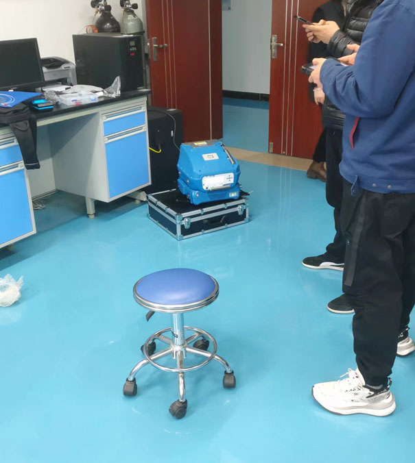 天水市環(huán)境監(jiān)測站PF-300調(diào)式培訓